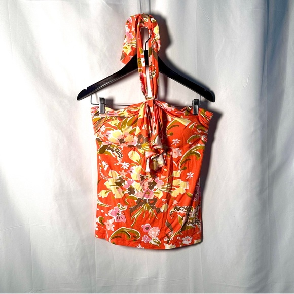 Tommy Bahama Floral Halter Coconut girl Vacationcore resortcore old money - Picture 5 of 13